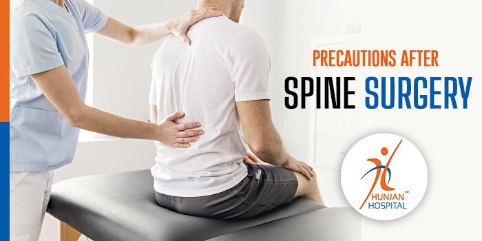Which precautions to follow after one has undergone spine surgery?