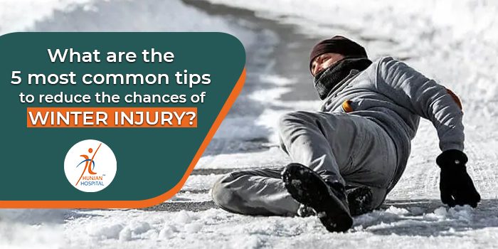 What are the 5 most common tips to reduce the chances of winter injury?