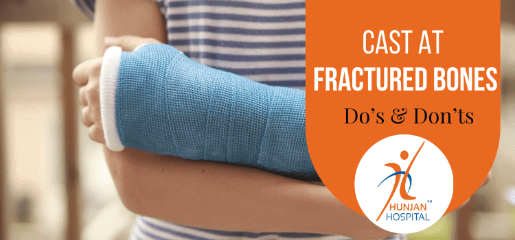 What things to consider when the child breaks or fractures a bone?